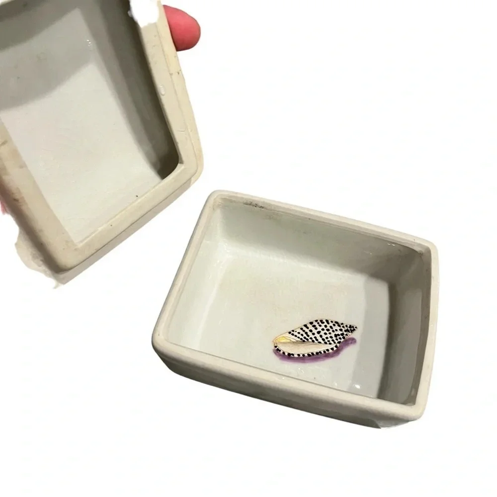 Vintage Tommy Bahama Coastal Dresser Box Trinket Box Nautical Coastal Beach Deco